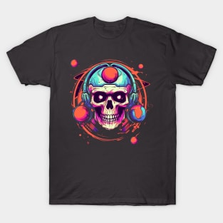 Psychedelic Astronaut Skull T-Shirt